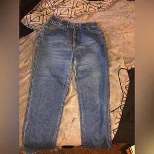 scrunch waistband boyfriend jeans